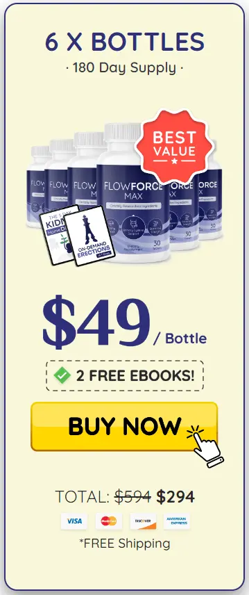 Flowforce Max buy 6 Bottle